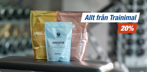 20% p allt frn Trainimal